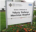 SN6600 : Welcome to Morriston Hospital, Swansea by Jaggery
