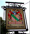 Hanbury Arms name sign, Caerleon