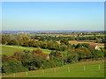 View from hilltop at Farther Green; near Cold Norton