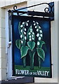 Sign for the Flower of the Valley, Rochdale