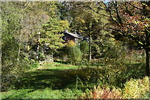 NY3406 : House by White moss tarn. by steven ruffles
