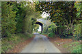 Old railway bridge over Brockhall Lane