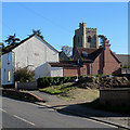 Fordham: Church Street and church tower