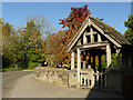 Lychgate of All Hallows church, Bardsey