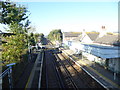 View from the footbridge at Pevensey & Westham station