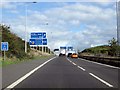 The M65 heading east