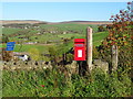 Scenic Elizabeth II postbox on Bacup Road