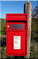 Close up, Elizabeth II postbox on Bacup Road