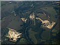 Warmsworth dolomite quarries from the air