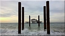 TQ3003 : Brighton West Pier by Chris Morgan