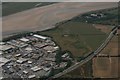 Creek and parch marks by the Taw NW of Barnstaple: aerial 2018