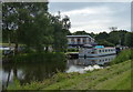 Leeds and Liverpool Canal next to the Reedley Marina