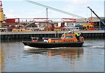 TG5206 : Pilotboat on the River Yare by Evelyn Simak