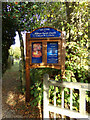 TL9125 : St. Margaret & St. Catherine's Church Notice Board by Geographer