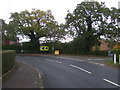 Sharp bend in Kellet Lane