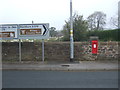 SD6225 : Edward VII postbox on Hoghton Lane, Riley Green by JThomas