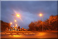 Roundabout on the A338, Grove Road