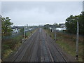 West Coast Main Line towards Preston