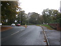 Road junction on the A5083