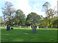 SK4799 : St John the Baptist, Mexborough: churchyard by Basher Eyre
