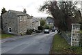 Houses and wall on Rigton Hill