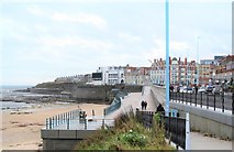 NZ3572 : Along the sea front at Whitley Bay by Gordon Hatton