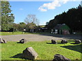 Boulders at the edge of Coity Wallia Common, Bryncethin