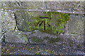 NX9819 : Benchmark on wall at entrance to #61 Loop Road North by Roger Templeman
