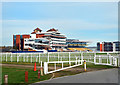 Towards the stands, Newbury Racecourse