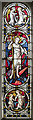 SE3463 : St Michael & All Angels, Copgrove - Stained glass window by John Salmon