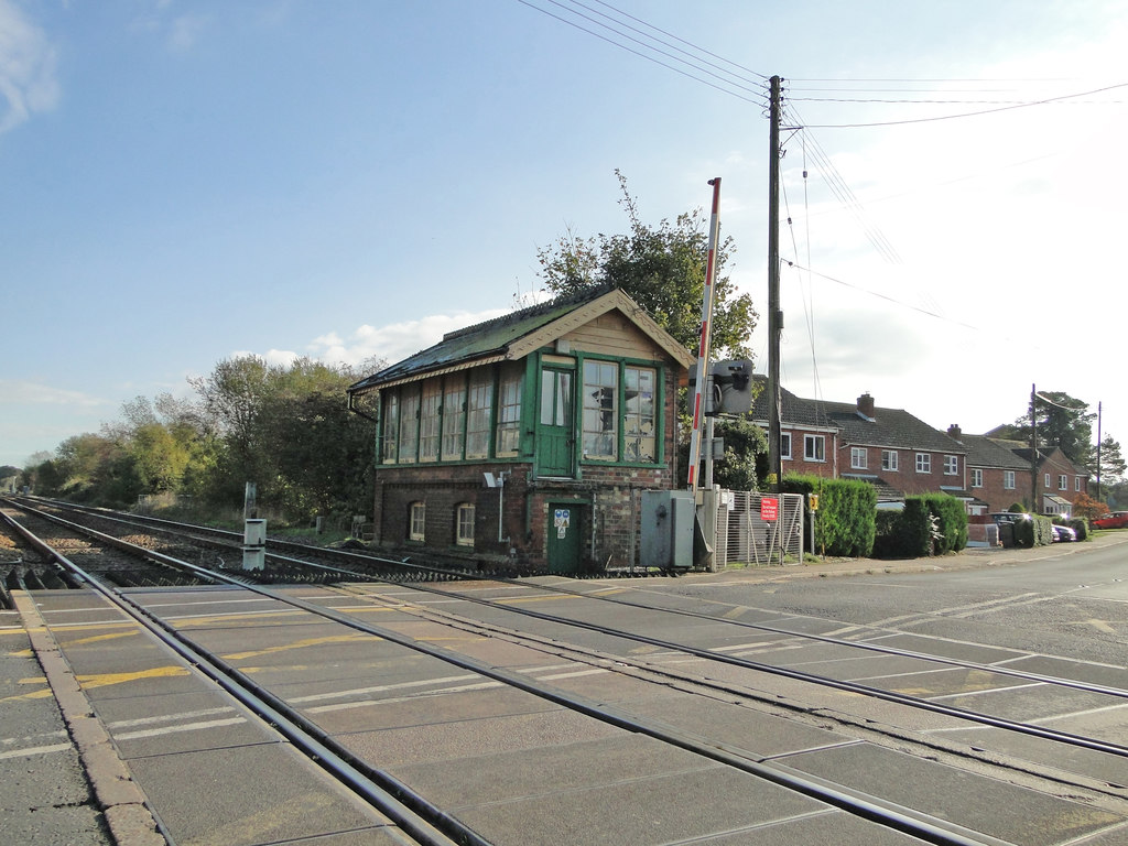 Signal Box at Harling Road Railway... © Adrian S Pye :: Geograph ...