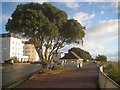 Clacton-on-Sea: Seafront shelter near St Paul