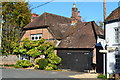 Timber-framed house in the village centre, Broughton