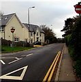 One-way part of Monmouth Road, Usk