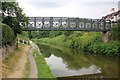 SJ8356 : Footbridge over the Macclesfield Canal by Jeff Buck