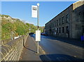 Bus stop on Manchester Road (A635), Mossley