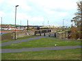 Former railway path at Pallion, Sunderland