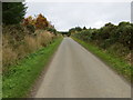 Minor road heading towards Hinksfield