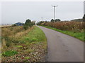 Minor road approaching Bogbain Croft