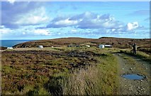 NB5458 : Moorland & Shielings Near Cuidhsiadar by Mary and Angus Hogg