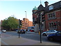 Looking from Newarke Street towards Upper Brown Street