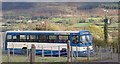 A Classic Ulsterbus Leyland Tiger with the Forkill Valley and the lower slopes of Slieve Gullion providing a fitting background