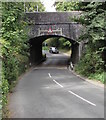 South side of a low railway bridge, Pewsey