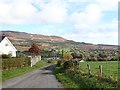 Private access lane descending from Church Road, Forkhill