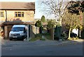 Footpath through a housing estate