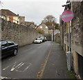 One-way part of Postern, Brecon