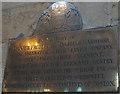 TF3244 : Boer War Memorial Plaque by Ian S