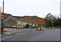 Mini roundabout on Buckton Vale Road