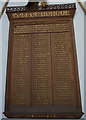 TG2830 : WW1 Roll of Honour Plaque by Ian S