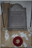 TG4124 : WW2 memorial plaque by Ian S